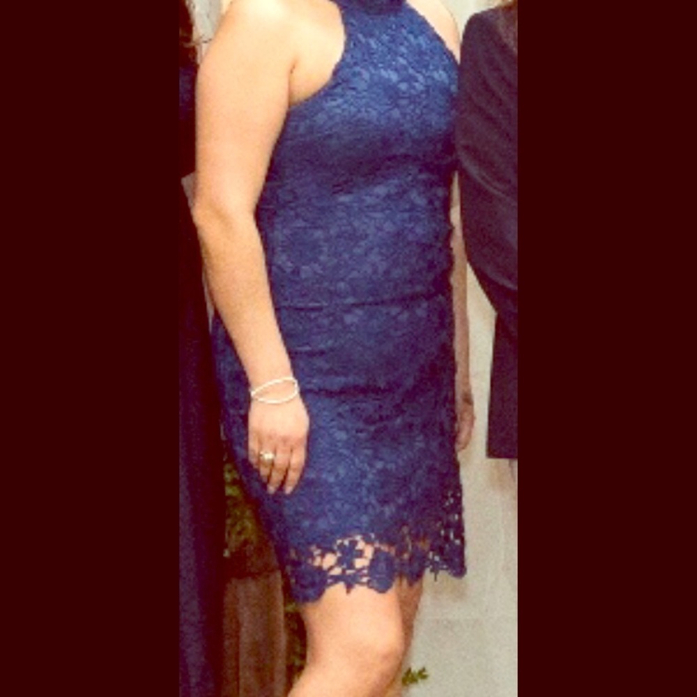 Blue dress